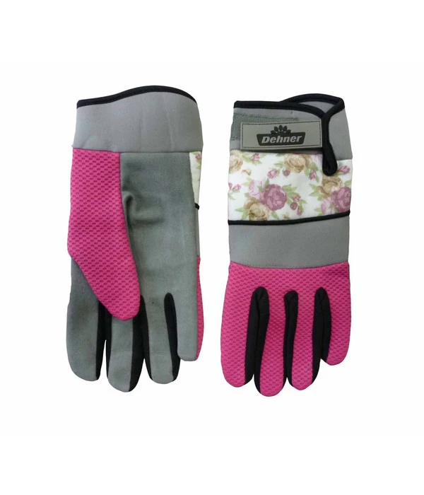 Dehner Gartenhandschuh Mit Rosen, Pink 1 Dehner Gartenhandschuh Mit Rosen, Pink