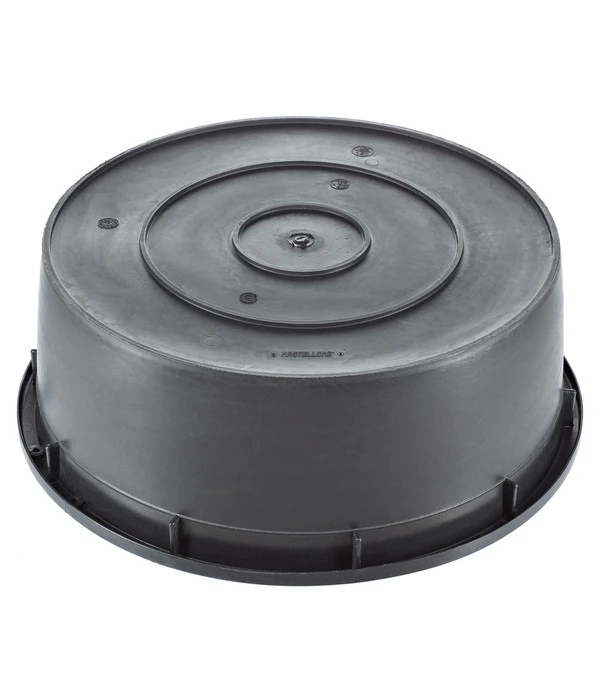 I.C.S. Kunststoff-Becken Für Den Außenbereich, 150 L, Rund, Schwarz 2 I.C.S. Kunststoff-Becken Für Den Außenbereich, 150 L, Rund, Schwarz – Bild 2