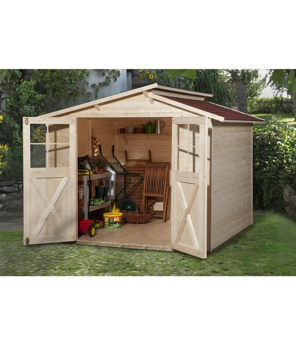 Weka Gartenhaus 323 Gr.2, Ca. B290/H221/T217 Cm 1 Weka Gartenhaus 323 Gr.2, Ca. B290/H221/T217 Cm