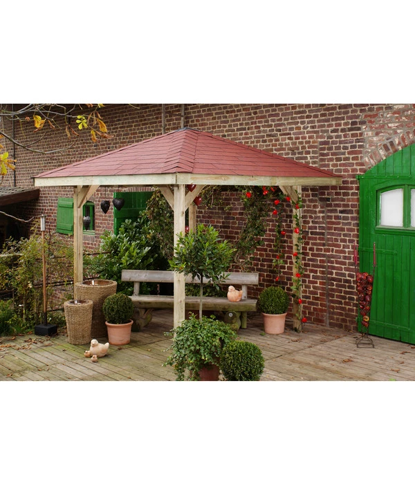 Weka Gartenoase 651 Gr. 1, Inkl. Dachschindeln, Ca. B294/H275/T294 Cm 1 Weka Gartenoase 651 Gr. 1, Inkl. Dachschindeln, Ca. B294/H275/T294 Cm