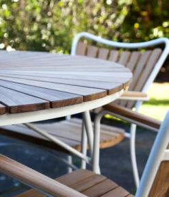 Cinas Gartentisch Ellen, Ca. Ø110/H74 Cm -Outdoor Garten Geschäft 2012250 WE DE 001 TischEllenD110Weiss