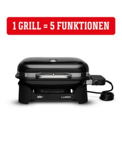 Weber Elektrogrill Lumin Compact, Ca. B58,6/H27,9/T41,2 Cm 19 Weber Elektrogrill Lumin Compact, Ca. B58,6/H27,9/T41,2 Cm -Outdoor Garten Geschäft 2051043 WE DE 003 WeberElektrogrillLumin