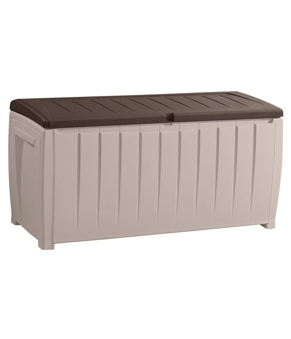 Keter Aufbewahrungsbox Novel, 340 Liter, Ca. B124/H62,5/T55 Cm 1 Keter Aufbewahrungsbox Novel, 340 Liter, Ca. B124/H62,5/T55 Cm
