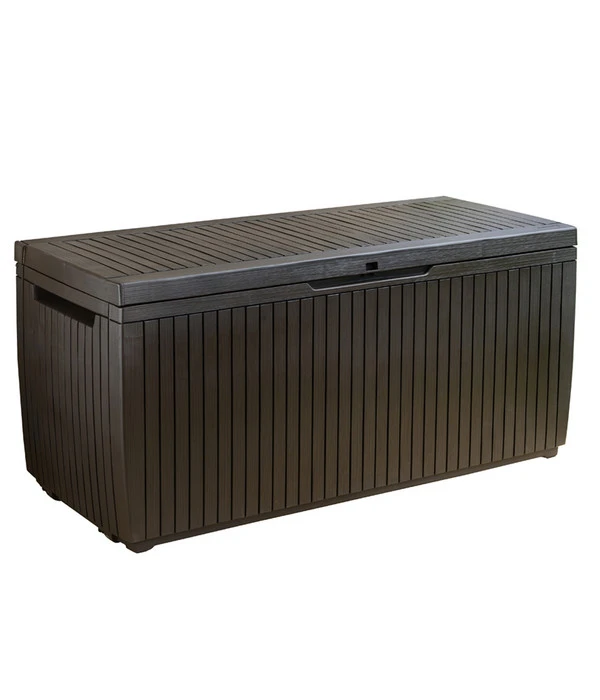 Keter Aufbewahrungsbox Springwood, 305 Liter, Ca. B123/H57/T54 Cm 1 Keter Aufbewahrungsbox Springwood, 305 Liter, Ca. B123/H57/T54 Cm