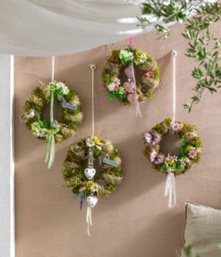 Dehner Türkranz Lavendel, Ca. Ø28 Cm -Outdoor Garten Geschäft 22020216 WE MO 001 ImageBildKraenze Fruehling01