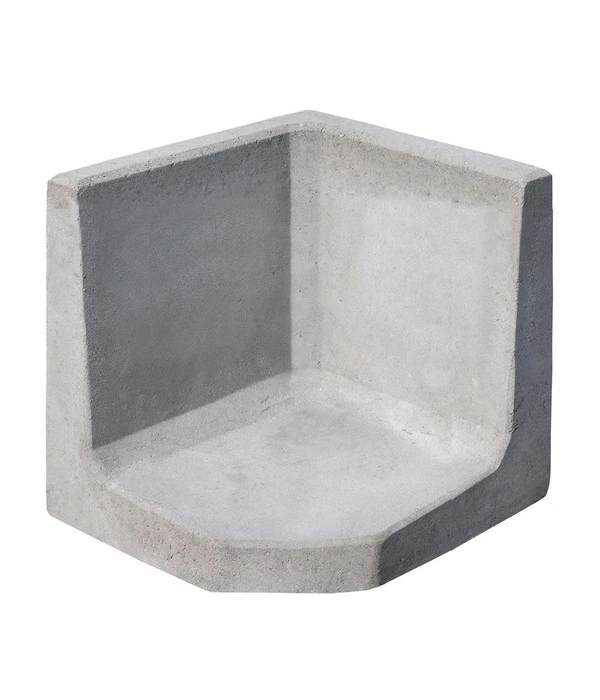 Diephaus L-Eckstein, Grau 1 Diephaus L-Eckstein, Grau