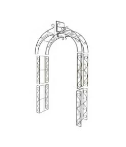 Dehner Metall-Rosenbogen Melina, Ca. B134/H244/T38 Cm 7 Dehner Metall-Rosenbogen Melina, Ca. B134/H244/T38 Cm -Outdoor Garten Geschäft 2379675 WE DE 001 RosenbogenMelina