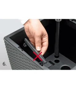 Dehner Kunststoff-Flechttopf Dallas, Quadratisch 22 Dehner Kunststoff-Flechttopf Dallas, Quadratisch -Outdoor Garten Geschäft 2460004 2460020 WE DE 007 EmsaKunststofftopf36x36cm