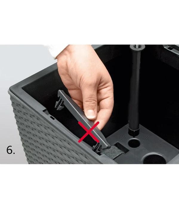 Dehner Kunststoff-Flechttopf Dallas, Quadratisch 9 Dehner Kunststoff-Flechttopf Dallas, Quadratisch – Bild 9