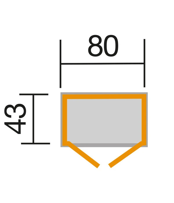 Weka Balkon-/Terrassenschrank 195, Ca. B80/H160/T43 Cm 4 Weka Balkon-/Terrassenschrank 195, Ca. B80/H160/T43 Cm – Bild 4