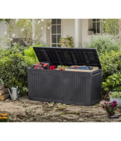 Keter Aufbewahrungsbox Comfy, 270 Liter, Ca. B116,7/H57/T44,7 Cm -Outdoor Garten Geschäft 3128733 WE MO 002 KeterAufbewahrungsbox