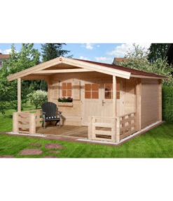 Weka Gartenhaus 111 B Mit Vordach + Terrasse