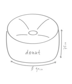 Outbag Outdoor-Sitzsack Donut Plus 5 Outbag Outdoor-Sitzsack Donut Plus -Outdoor Garten Geschäft 3472917 WE DE 002 DonutPlusAnthrazit
