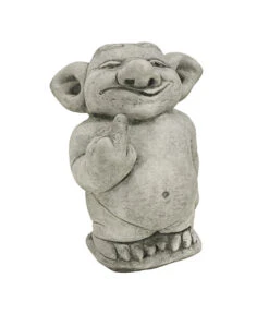 Denscho Stein-Troll Stinkefinger, 14 X 19 X 25 Cm
