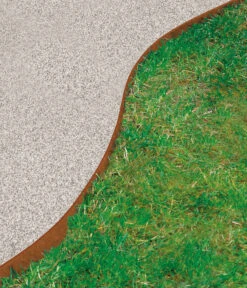 Bellissa Rasenkante Corten, Ca. B118/H13 Cm -Outdoor Garten Geschäft 4055638 WE MO 006 bellissaRasenkanteCorten