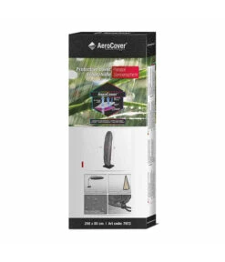 AeroCover Ampelschirmhülle Für Schirme M. Gebogenem Rohr Ø 350 Cm -Outdoor Garten Geschäft 4123881 WE DE 001 AtmungsaktiveSchutzhuellefuerAmpelschirmeH250x85cm35m