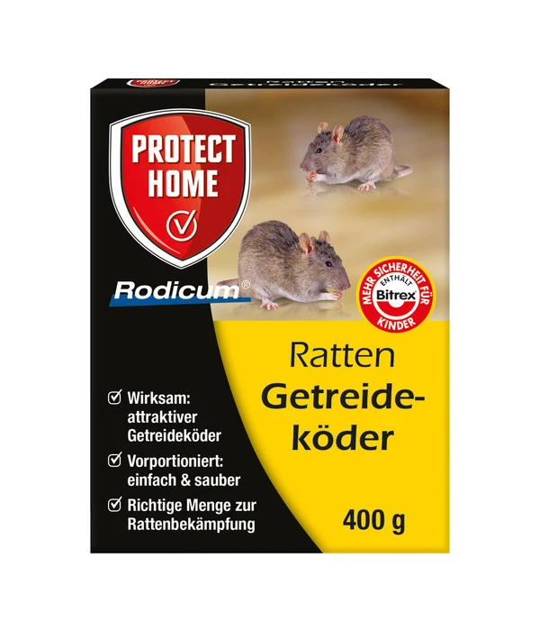 PROTECT HOME Rodicum® Ratten Getreideköder, 400 G 1 PROTECT HOME Rodicum® Ratten Getreideköder, 400 G