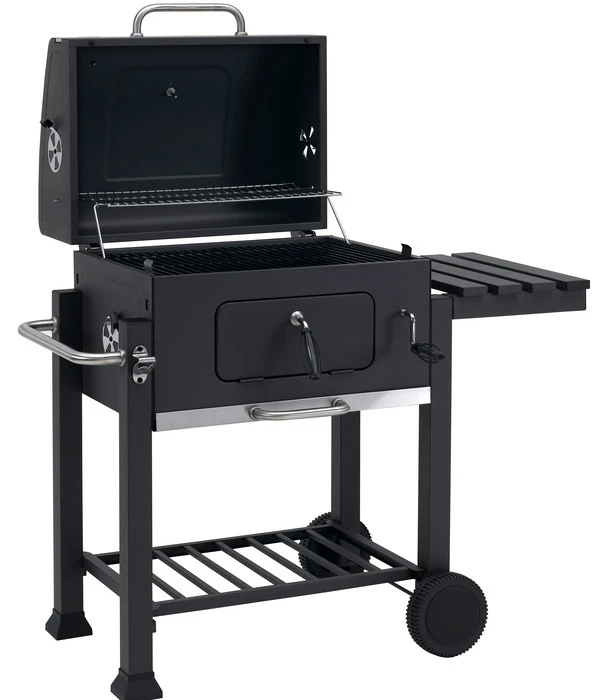 Tepro Click Holzkohle Grillwagen Toronto, Anthrazit 3 Tepro Click Holzkohle Grillwagen Toronto, Anthrazit – Bild 3