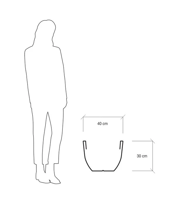Farmet Kunststoff-Topf-Set Orione, Rund, Grau, 2-teilig 5 Farmet Kunststoff-Topf-Set Orione, Rund, Grau, 2-teilig – Bild 5