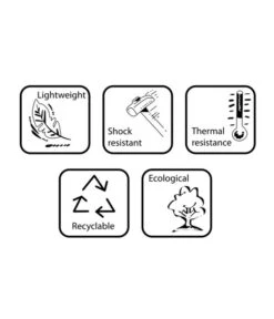 Farmet Kunststoff-Topf-Set Pegasus, Konisch, Grau, 2-teilig -Outdoor Garten Geschäft 4185393 WE DE 005 PEGASUSKonischerPflanzkuebelDurchmesser40cm37cmhochSTEINBEIGE