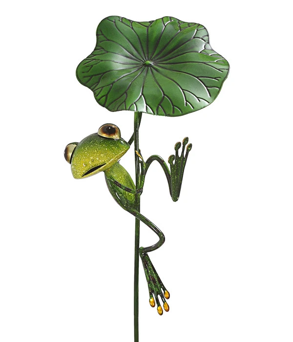Dehner Metall-Dekostab Frosch Fabrizio, Ca. H113 Cm 1 Dehner Metall-Dekostab Frosch Fabrizio, Ca. H113 Cm