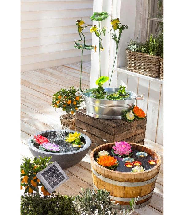 Dehner Metall-Dekostab Frosch Fabrizio, Ca. H113 Cm 2 Dehner Metall-Dekostab Frosch Fabrizio, Ca. H113 Cm – Bild 2