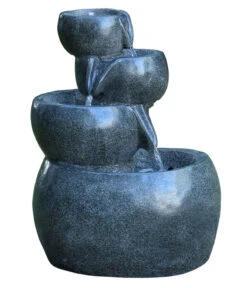Dehner Polyresin-Gartenbrunnen Bowl, Ca. B49/H66/T42 Cm