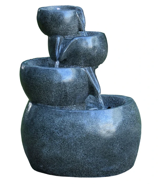 Dehner Polyresin-Gartenbrunnen Bowl, Ca. B49/H66/T42 Cm 1 Dehner Polyresin-Gartenbrunnen Bowl, Ca. B49/H66/T42 Cm