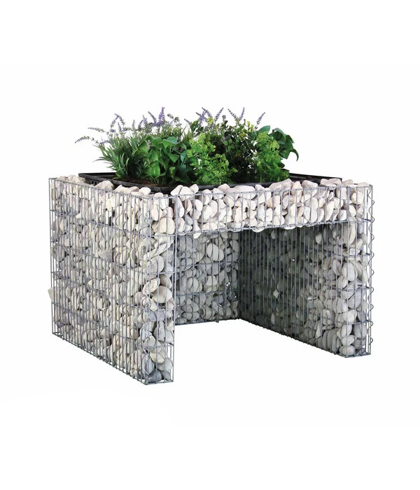 Bellissa Gabionen-Mährobotergarage, Bepflanzbar, Ca. B75/H53/T75 Cm 6 Bellissa Gabionen-Mährobotergarage, Bepflanzbar, Ca. B75/H53/T75 Cm – Bild 6