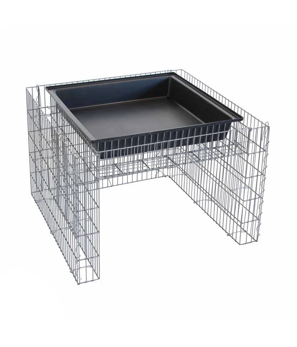 Bellissa Gabionen-Mährobotergarage, Bepflanzbar, Ca. B75/H53/T75 Cm 1 Bellissa Gabionen-Mährobotergarage, Bepflanzbar, Ca. B75/H53/T75 Cm