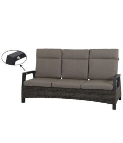 Siena Garden Bank Corido, 103 X 206 X 87 Cm -Outdoor Garten Geschäft 4330429 WE DE 017 Sofacorido3ercharcoal
