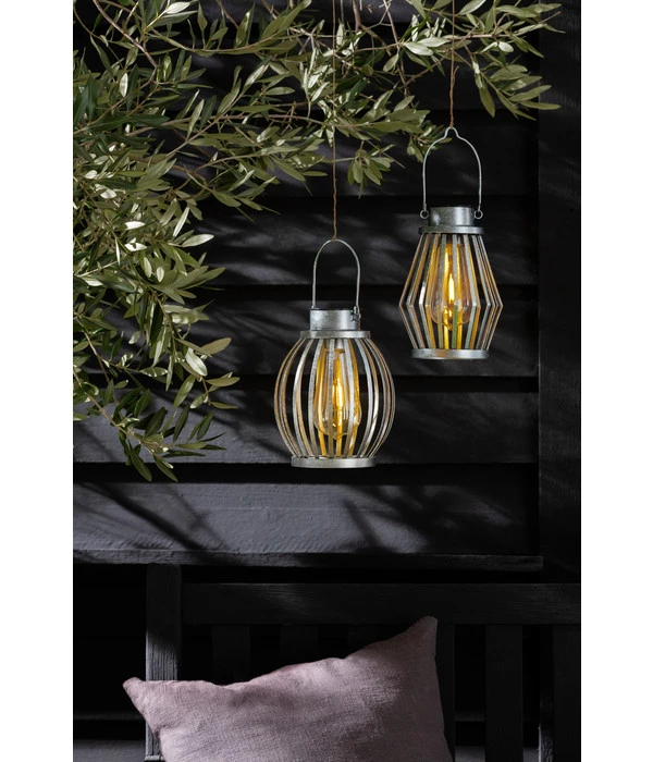 Dehner Solar-Zinkglühbirne Chester, Ca. Ø15,5/H30,5 Cm 2 Dehner Solar-Zinkglühbirne Chester, Ca. Ø15,5/H30,5 Cm – Bild 2