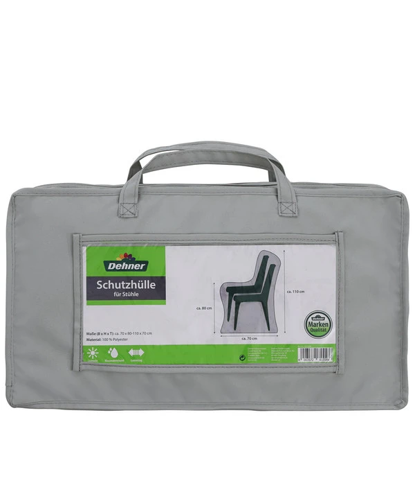 Dehner Abdeckhaube Für Stühle, Grau, Ca. B70/H110/T70 Cm 1 Dehner Abdeckhaube Für Stühle, Grau, Ca. B70/H110/T70 Cm