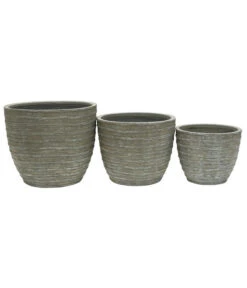 Dehner Leichtbeton-Topf Prunus, Graubraun -Outdoor Garten Geschäft 4440772 4440822 4440848 WE DE 003 DehnerLeichtbetonTopfPrunus