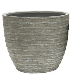 Dehner Leichtbeton-Topf Prunus, Graubraun