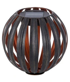 Dehner Solarstab-Kugelleuchte Nairobi, Ca. Ø18/H124 Cm -Outdoor Garten Geschäft 4497756 WE FS 004 DehnerSolarstabKugelleuchteNairobiSolar