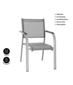 Dehner Balkon-Stapelstuhl Dallas -Outdoor Garten Geschäft 5302070 WE IG 001 DehnerBalkon StapelstuhlDallas