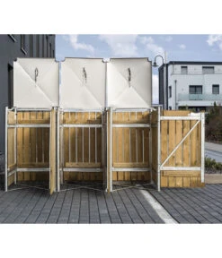 Hide Mülltonnenbox 240 L Holz, Ca. B209,1/H115,2/T80,7 Cm -Outdoor Garten Geschäft 6610950 WE MO 004 50NorthMuelltonnenboxHolz