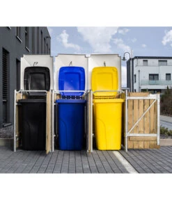 Hide Mülltonnenbox 240 L Holz, Ca. B209,1/H115,2/T80,7 Cm -Outdoor Garten Geschäft 6610950 WE MO 006 50NorthMuelltonnenboxHolz