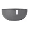 Ecopots Kunststoff-Schale Sofia Mit Wassersystem, Oval, Grau, Ca. B43/H17,5/T25 Cm