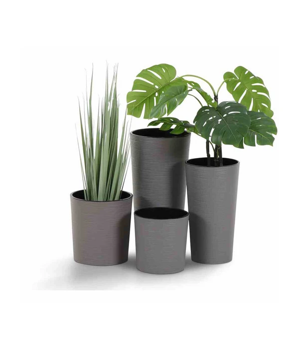 Siena Garden Kunststoff-Topf ECO Locon, Konisch, Ca. Ø30/H57 Cm 2 Siena Garden Kunststoff-Topf ECO Locon, Konisch, Ca. Ø30/H57 Cm – Bild 2