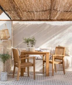 Dehner Teaktisch Havanna, Ca. B90/H75/T90 Cm -Outdoor Garten Geschäft 6657415 WE MO 001 GruppeHavanna