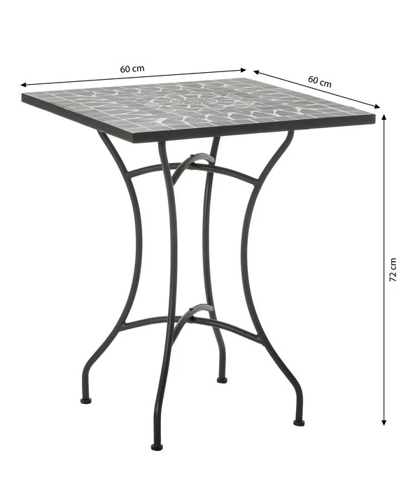 Dehner Mosaiktisch Madeleine, Eckig 7 Dehner Mosaiktisch Madeleine, Eckig – Bild 7