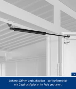 Hörmann Berry-Gerätehaus Classic-S Typ 1, Ca. B258,8/H216/T121,3 Cm -Outdoor Garten Geschäft 6668297 WE DE 002 HoermannMetallgeraetehaus