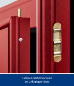 Hörmann Berry-Gerätehaus Classic-S Typ 1, Ca. B258,8/H216/T121,3 Cm -Outdoor Garten Geschäft 6668297 WE DE 006 HoermannMetallgeraetehaus