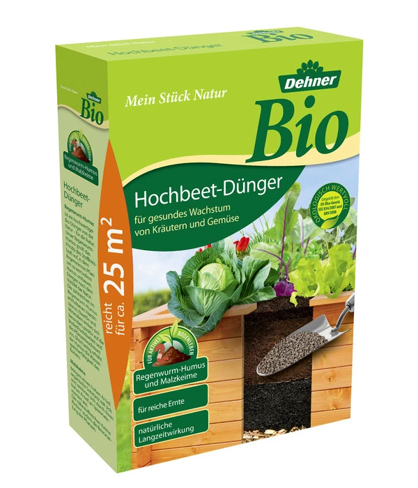 Dehner Bio Hochbeet-Dünger, 1,5 Kg 1 Dehner Bio Hochbeet-Dünger, 1,5 Kg