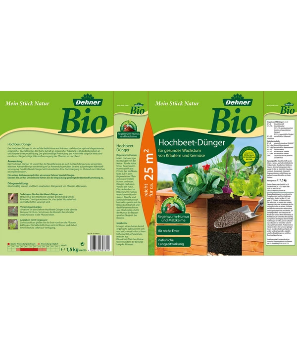 Dehner Bio Hochbeet-Dünger, 1,5 Kg 2 Dehner Bio Hochbeet-Dünger, 1,5 Kg – Bild 2