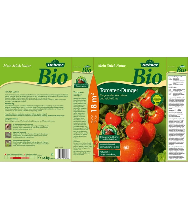Dehner Bio Tomaten-Dünger 2 Dehner Bio Tomaten-Dünger – Bild 2