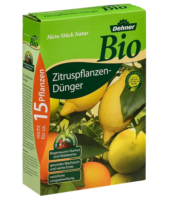 Dehner Bio Zitruspflanzen-Dünger, 1,5 Kg 1 Dehner Bio Zitruspflanzen-Dünger, 1,5 Kg