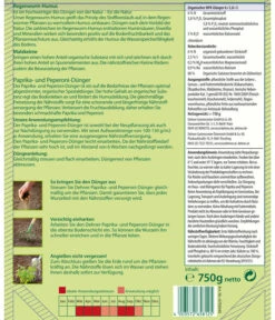 Dehner Bio Paprika- Und Peperoni-Dünger, 750 G -Outdoor Garten Geschäft 6705040 WE DE 001 PaprikaPepperoniduenger750gBio